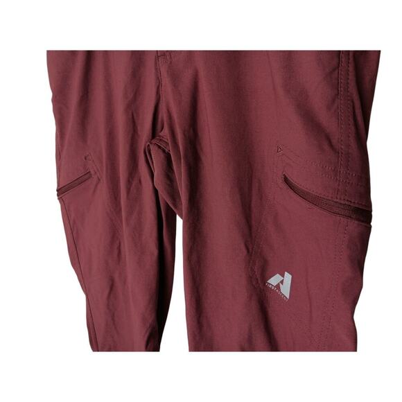 Eddie Bauer First Ascent Women’s Outdoor Hiking Pants Size 6 Burgundy Nylon Span - Picture 5 of 16